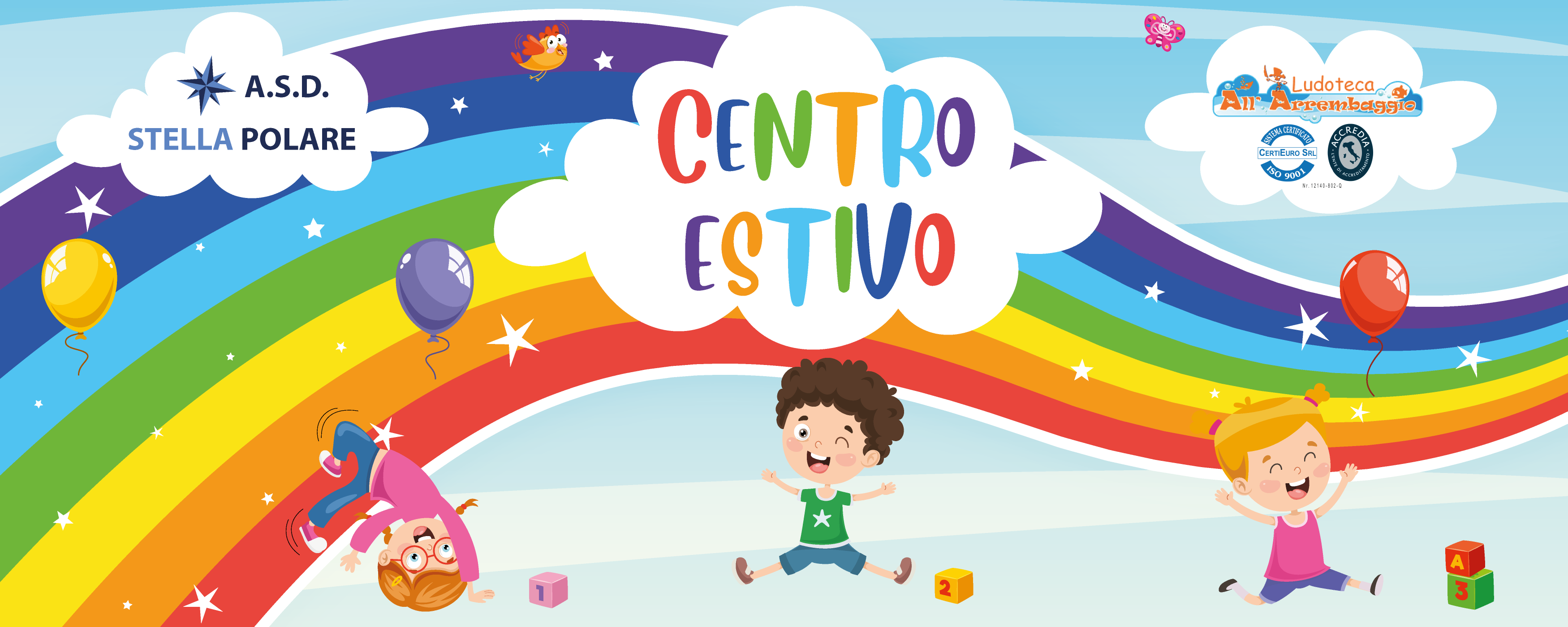 È tempo di estate!!! Centro estivo all’Arrembaggio dal 9 giugno al 9 settembre 2022 Centro estivo 2022